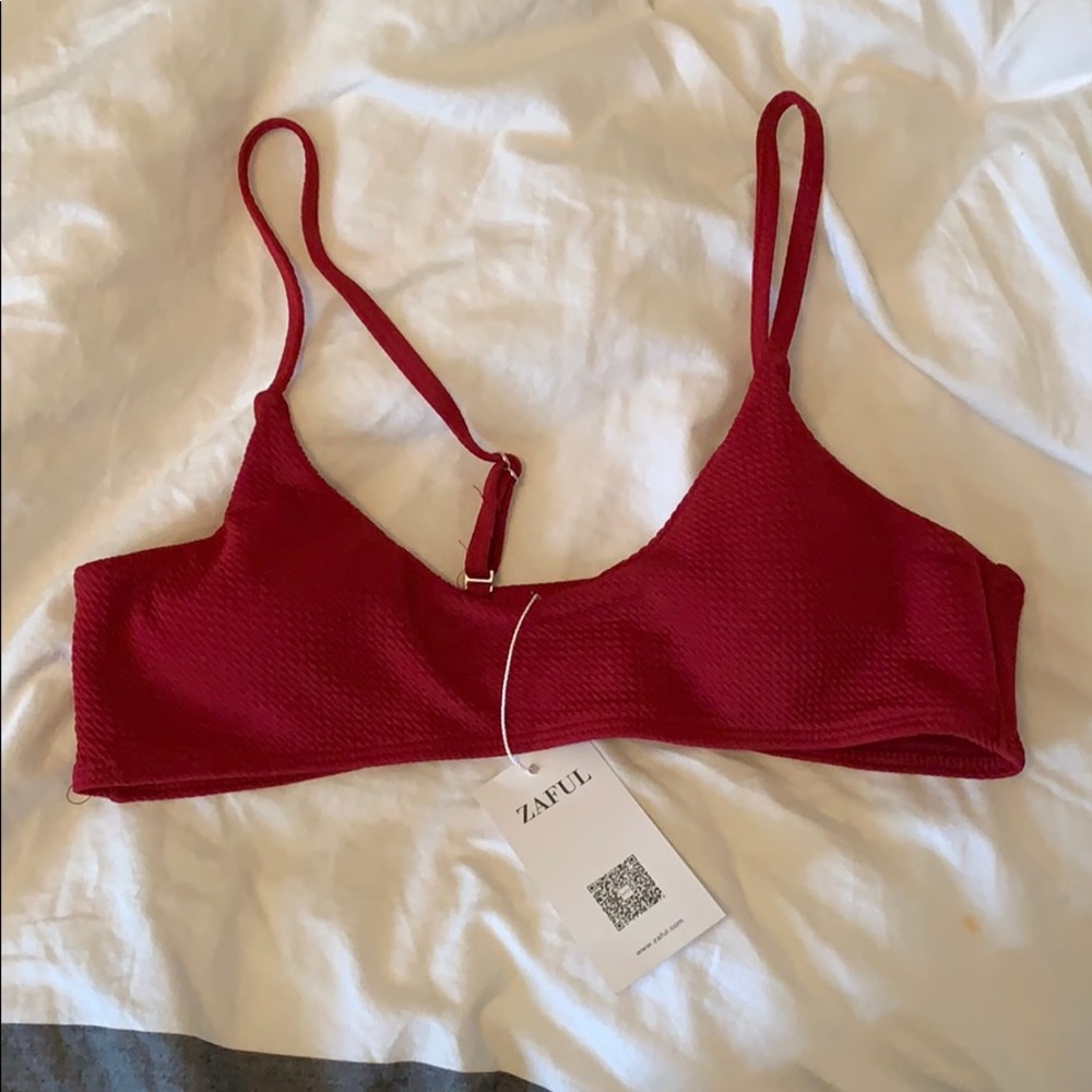 Red bikini top from zaful